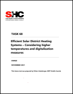 IEA SHC Task 68 - Annex Plan - Efficient Solar District Heating